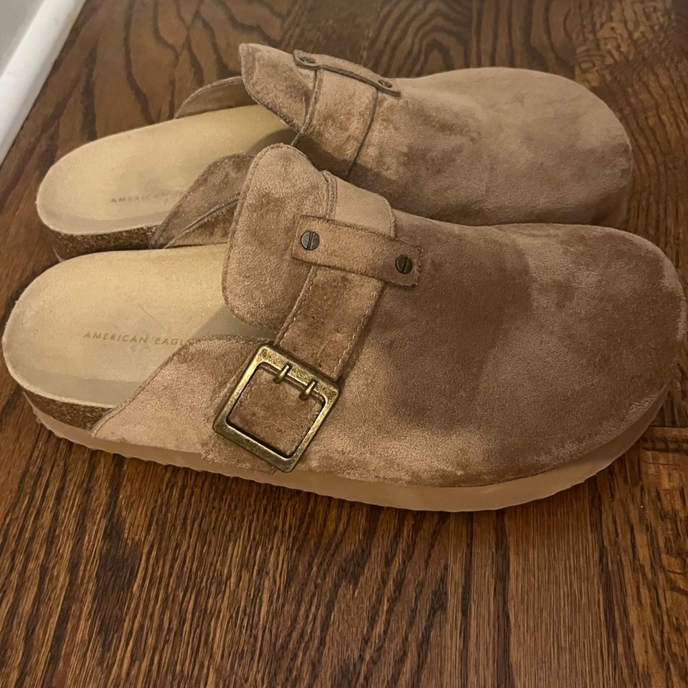American Eagle Brown Clogs